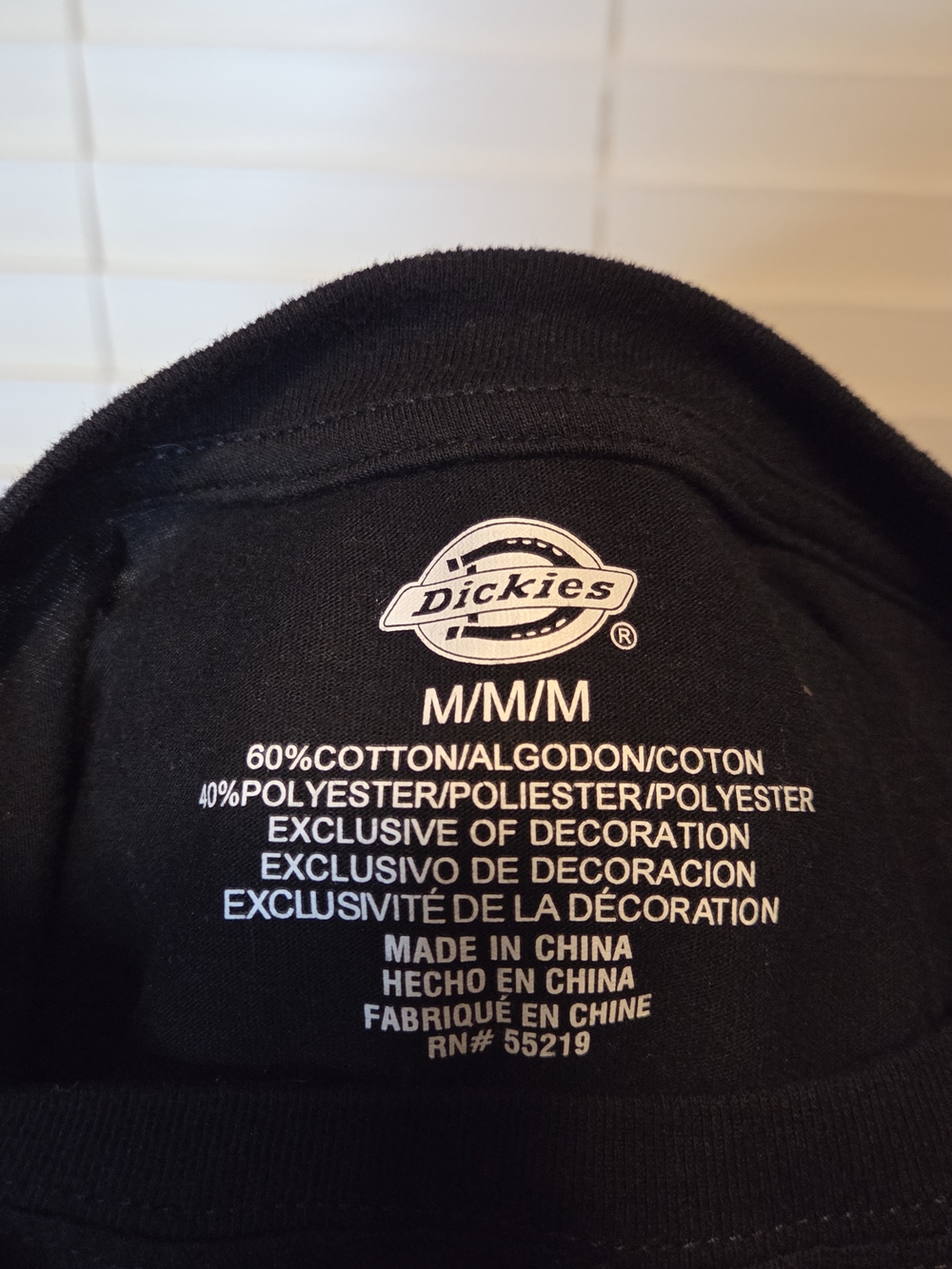 Dickies Men’s Black Long-Sleeve Logo Shirt - Picture 7 of 7